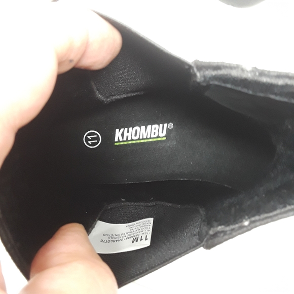 Khombu Women's Black Charlotte Cushioned Footbed Pull-On Boots SIZE 11 - Picture 10 of 16